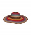 Add stylish summery flair with this striped hemp hat from Etro thats great for pool parties and super chic sun protection - All-over stripe print, wide brim, soft to the touch - Style with a maxi-length sundress and platform sandals