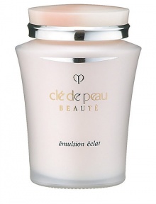 An emulsion for normal to dry skin that diminishes the appearance of dull skin by gently exfoliating old surface cells. Improves the skin's texture and promotes radiance while providing moisture. Use morning and evening after cleansing and balancing the skin. Follow with moisturizer. 1.7 oz.The Importance of Face to Face ConsultationLearn More about Cle de Peau BeauteLocate Your Nearest Cle de Peau Beaute Counter An emulsion for normal to dry skin that diminishes the appearance of dull skin by gently exfoliating old surface cells. Improves the skin's texture and promotes radiance while providing moisture. Use morning and evening after cleansing and balancing the skin. Follow with moisturizer. 1.7 oz.The Importance of Face to Face ConsultationLearn More about Cle de Peau BeauteLocate Your Nearest Cle de Peau Beaute Counter