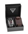 Have options with this interchangeable watch set from GUESS.