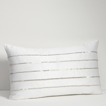 Embroidered and embellished decorative pillows complement the bedding ensemble. Embroidered and embellished decorative pillows complement the bedding ensemble.