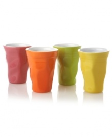 There's an extra-bright side to every mug in the Contemporary Glaze collection. A cool crushed shape and two-tone finish opens up a whole new spectrum of fun. From Classic Coffee & Tea by Yedi. There's an extra-bright side to every mug in the Contemporary Glaze collection. A cool crushed shape and two-tone finish opens up a whole new spectrum of fun. From Classic Coffee & Tea by Yedi.