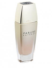 Luminous Extreme Wear Foundation Water-Resistant - Non-Transferable SPF25. Guaranteed to hold eight hours for a natural radiance under any circumstances. This new generation foundation leaves the complexion matte and natural. Thanks to the virtues of Tibetan Rhodiola plant, Parure Extreme helps cells to withstand temperature variations, intense heat and stress. Luminous Extreme Wear Foundation Water-Resistant - Non-Transferable SPF25. Guaranteed to hold eight hours for a natural radiance under any circumstances. This new generation foundation leaves the complexion matte and natural. Thanks to the virtues of Tibetan Rhodiola plant, Parure Extreme helps cells to withstand temperature variations, intense heat and stress.
