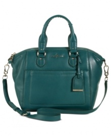 Add a little structure to your life with this take-everywhere leather satchel from Cole Haan that's perfect for casual antique shopping, or posh enough for a dinner party. With signature silver-tone hardware, detail stitching and versatile crossbody strap, it's the ideal addition to any wardrobe. Add a little structure to your life with this take-everywhere leather satchel from Cole Haan that's perfect for casual antique shopping, or posh enough for a dinner party. With signature silver-tone hardware, detail stitching and versatile crossbody strap, it's the ideal addition to any wardrobe.