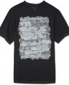 Casual yet contemporary, this Kenneth Cole New York tee has a cool graphic and a trendy burnout design. (Clearance)