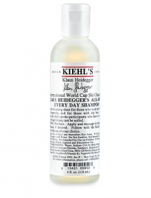 Klaus Heidegger's All-Sport Everyday Shampoo, a very gentle cleansing rinse, leaves hair shiny, soft and conditioned. 8.4 oz. Klaus Heidegger's All-Sport Everyday Shampoo, a very gentle cleansing rinse, leaves hair shiny, soft and conditioned. 8.4 oz.