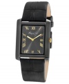 Go for gunmetal with this handsome leather watch from Kenneth Cole New York.