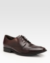 Hand-burnished calfskin leather dress shoes with patented Nike Air technology for all-day comfort and on-your-feet ease. Leather lining Padded insole Rubber sole Imported 