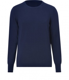 The perfect weight for all four seasons, Closeds cotton-cashmere pullover is a chic modern choice - Round-neckline, long sleeves, fine ribbed trim - Modern slim fit - Pair with everything from broken-in jeans to chic tailored trousers The perfect weight for all four seasons, Closeds cotton-cashmere pullover is a chic modern choice - Round-neckline, long sleeves, fine ribbed trim - Modern slim fit - Pair with everything from broken-in jeans to chic tailored trousers