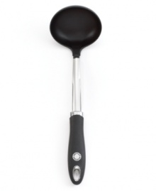 Use the long handle and deep bowl to get to the bottom of large stock pots, lifting whole servings of soup or stew for everyone to enjoy. Limited lifetime warranty. Use the long handle and deep bowl to get to the bottom of large stock pots, lifting whole servings of soup or stew for everyone to enjoy. Limited lifetime warranty.