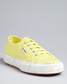Superga reinvents the Classic Canvas sneaker in a cheerful array of vibrant hues. Superga reinvents the Classic Canvas sneaker in a cheerful array of vibrant hues.