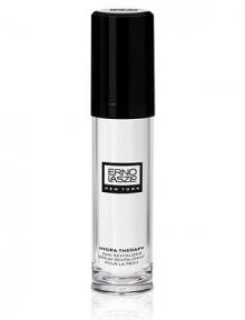 This hydrating serum restores elasticity and smooths fine lines, while retaining and drawing moisture deeply into the skin. Ideal for airplane and travel use. Made in USA. 1 oz. This hydrating serum restores elasticity and smooths fine lines, while retaining and drawing moisture deeply into the skin. Ideal for airplane and travel use. Made in USA. 1 oz.
