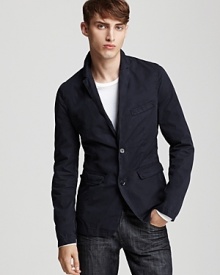 A classic blazer goes sporty with this must-have reincarnation from Burberry Brit.