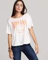 This CHASER tee boasts a grunge-cool Nirvana graphic for off-duty perfection.