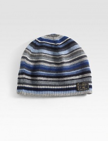 This lightweight striped beanie is the perfect topper to a stylish cold-weather ensemble.Ribbed knit trim35% viscose/29% lambswool/20% nylon/8% angora/8% cashmereDry cleanImported This lightweight striped beanie is the perfect topper to a stylish cold-weather ensemble.Ribbed knit trim35% viscose/29% lambswool/20% nylon/8% angora/8% cashmereDry cleanImported