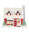 See where the lovable Charlie Brown and everyone's favorite pup, Snoopy, will be celebrating Christmas. Already a festive holiday red, the Brown house is decked with colorful holiday lights and a perfect dusting of snow. From Department 56.