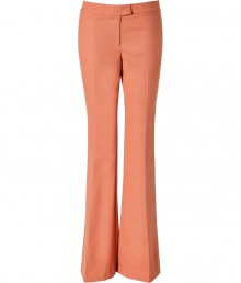 Add a kick of retro cool to your look with Rachel Zoes super flattering flares - Side and back slit pockets, zip fly, hidden tabbed closure - Fitted, flared leg, low-rise - Team feminine tops and platforms, or go all out with the matching blazer