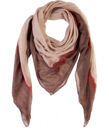 Inject soft coloring into polished daytime looks with Brunello Cucinellis ultra luxurious striped cashmere scarf - Square shape - Wear bandana-style over modern knits, or outdoors wrapped around edgy leather biker jackets Inject soft coloring into polished daytime looks with Brunello Cucinellis ultra luxurious striped cashmere scarf - Square shape - Wear bandana-style over modern knits, or outdoors wrapped around edgy leather biker jackets