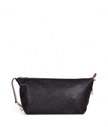 Stylish black and cognac wash bag from Mulberry - Carry around your toiletries in this urbane-cool bag - Supple black leather with contrasting brown detail - Top zipper closure - Great for travel or for a thoughtful gift Stylish black and cognac wash bag from Mulberry - Carry around your toiletries in this urbane-cool bag - Supple black leather with contrasting brown detail - Top zipper closure - Great for travel or for a thoughtful gift