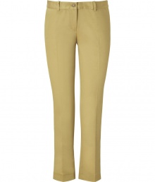 Inject stylish refinement into your workweek look with these chic pants from Michael Kors - Trouser style with off-seam pockets and back welt pockets with button, belt loops, trendy ankle-length, slim cut - Pair with a cashmere sweater and classic pumps Inject stylish refinement into your workweek look with these chic pants from Michael Kors - Trouser style with off-seam pockets and back welt pockets with button, belt loops, trendy ankle-length, slim cut - Pair with a cashmere sweater and classic pumps