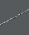 Show your sweet side with this delicate heart chain anklet. Crafted in sterling silver by Giani Bernini. Approximate length: 10 inches.