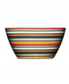More than bold stripes and fun colors, the Origo bowl transitions from oven to table and into the dishwasher without a hitch. Combine with other Iittala dinnerware pieces to make any setting pop. Designed by Alfredo Haberli.