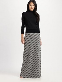 An elongated maxi skirt with an diamond pattern and stunning shimmer. Elasticized waistbandPull-on styleAbout 48 long75% merino wool/20% polyester/5% metallic threadHand washImported Model shown is 5'9 (175cm) wearing US size Small. An elongated maxi skirt with an diamond pattern and stunning shimmer. Elasticized waistbandPull-on styleAbout 48 long75% merino wool/20% polyester/5% metallic threadHand washImported Model shown is 5'9 (175cm) wearing US size Small.