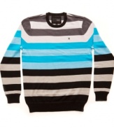 Stripe your style. This look from Hurley is a bold look for the season.
