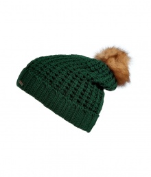 Warm up in luxe style with Woolrichs modern knit beanie, complete with a playful fur pom-pom - Ribbed trim - Pair with cozy cashmere and shearling boots Warm up in luxe style with Woolrichs modern knit beanie, complete with a playful fur pom-pom - Ribbed trim - Pair with cozy cashmere and shearling boots