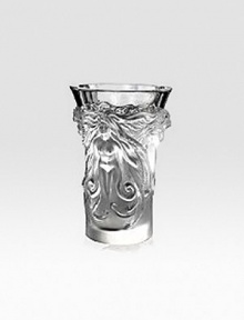 Richly textured, Nouveau-inspired images of women elevate a handcrafted crystal design from benign to sublime. 7H X 4¾ dia Made in France