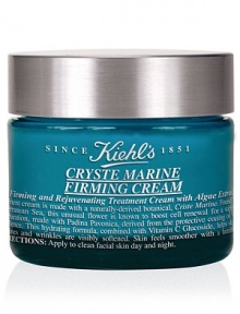 A treatment cream made with a naturally-derived botanical, Criste Marine. Found aside the Mediterranean Sea, this unusual flower is knows to boost cell renewal for a supple skin effect. This rejuvenating formula, made with Padina Pavonica, derived from the protective coating of sea algae, improves elasticity and resilience. Vitamin C Glucoside helps skin reveal its natural radiance. Fine lines and wrinkles are visibly softened. A treatment cream made with a naturally-derived botanical, Criste Marine. Found aside the Mediterranean Sea, this unusual flower is knows to boost cell renewal for a supple skin effect. This rejuvenating formula, made with Padina Pavonica, derived from the protective coating of sea algae, improves elasticity and resilience. Vitamin C Glucoside helps skin reveal its natural radiance. Fine lines and wrinkles are visibly softened.