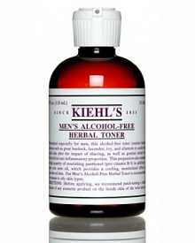 Formulated especially for men, this alcohol-free toner contains herbal extracts such as Great Burdock, Lavender, Ivy, and Allantoin to comfort the facial skin after the impact of shaving, as well as Gentian Extract. This preparation also contains a high quantity of nourishing Panthenol (Pro-Vitamin B-5) in addition to pure Corn Mint Oil, which provides a cooling, mentholated effect to just-shaved skin. Our Mens Alcohol-Free Herbal Toner is recommended for normal to oily skin types.