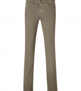Comfortable and classic, these slim pants from Seven for all Mankind are a great alternative to jeans - Five-pocket styling, belt loops, logo detailed back pockets, slim cut - Wear with a cashmere pullover and retro-inspired sneakers or with a henley, a blazer, and motorcycle boots