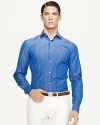 Ralph Lauren Black Label Bond Stripe Cotton Poplin Sport Shirt - Slim Fit, Barrel Cuff