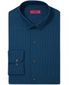 Keep your business basics in check with this fitted dress shirt from Alfani.