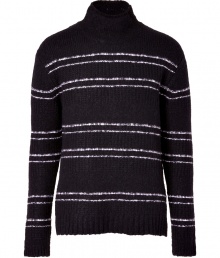 Perfect for pairing with chinos and sneakers, Eduns striped pullover is an easy and contemporary choice for modern daytime looks - Stand-up turtleneck, long sleeves, ribbed trim - Classic straight fit - Wear with everything from jeans and sneakers to tailored trousers and lace-ups Perfect for pairing with chinos and sneakers, Eduns striped pullover is an easy and contemporary choice for modern daytime looks - Stand-up turtleneck, long sleeves, ribbed trim - Classic straight fit - Wear with everything from jeans and sneakers to tailored trousers and lace-ups