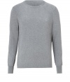 The perfect weight for all four seasons, Closeds cotton-cashmere pullover is a chic modern choice - Round-neckline, long sleeves, fine ribbed trim - Modern slim fit - Pair with everything from broken-in jeans to chic tailored trousers