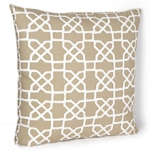 Inspired by old Indian woodblocks, this bedding collection from JR by John Robshaw features a bold, geometric pattern against a canvas of natural clay with hand-stitched trim. Inspired by old Indian woodblocks, this bedding collection from JR by John Robshaw features a bold, geometric pattern against a canvas of natural clay with hand-stitched trim.
