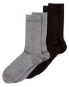 A velvety blend of cotton, silk and cashmere lends a luxurious feel to these Falke socks.