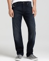 Relaxed fit denim in a dark wash for versatile style. From Diesel.