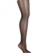 Decorated with allover crochet patterning, Fogals sheer stockings set an alluring foundation for polished looks - Sheer, comfortable stretch waistband, cotton gusset, invisible heel - Perfect for wearing with tailored separates or feminine cocktail dresses