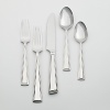 A striking, cutting-edge highlights this Beveled flatware pattern. It provides a stylish finishing touch to the Jasper Conran table while bringing modern dishwasher-safe convenience to the home. With beautiful dinnerware and glasses, this 5-piece flatware place setting will create a gorgeous setting.