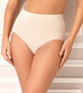 Soft and smooth against the skin, seamless under clothes. The Passion for Comfort brief by Bali. Style #2284