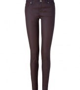 Work an edge of attitude into your urban essentials with 2nd Days ultra sleek coated skinny jeans - Classic five-pocket style, button closure, belt loops - Slim fit - Wear with modern knits and edgy statement boots