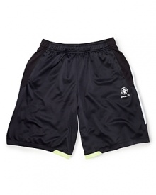 Comfortable on the courts and off, a soft basketball short is designed in water-repellent moisture-wicking microfiber for the utmost protection during active days. Coolmax® moisture-wicking technology moves perspiration away from the body and through the fabric for superior cooling and ventilating capabilities. Comfortable on the courts and off, a soft basketball short is designed in water-repellent moisture-wicking microfiber for the utmost protection during active days. Coolmax® moisture-wicking technology moves perspiration away from the body and through the fabric for superior cooling and ventilating capabilities.