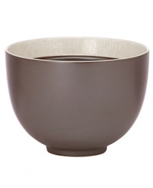 A universal favorite, the Lucia fruit bowl combines a modern shape and classic style. Earthy stoneware with a crackle effect and lustrous metallic glaze brings easy sophistication to casual settings. By Niels Refsgaad for Dansk. A universal favorite, the Lucia fruit bowl combines a modern shape and classic style. Earthy stoneware with a crackle effect and lustrous metallic glaze brings easy sophistication to casual settings. By Niels Refsgaad for Dansk.