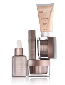 Laura believes that the flawless face starts with flawless skin. Her new, 5-piece limited-edition skincare collection features everything you need to help firm, smooth and rejuvenate skin. Set includes: Full size Repair Serum, Mini Repair Crème, Mini Repair Day Crème SPF 15, Mini Face Polish, and Mini Repair Eye Serum. For all skin types. Laura believes that the flawless face starts with flawless skin. Her new, 5-piece limited-edition skincare collection features everything you need to help firm, smooth and rejuvenate skin. Set includes: Full size Repair Serum, Mini Repair Crème, Mini Repair Day Crème SPF 15, Mini Face Polish, and Mini Repair Eye Serum. For all skin types.
