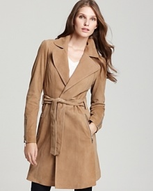 Dawn Levy Suede Trench Coat Dawn Levy Suede Trench Coat