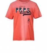 Elaborately designed and exquisitely crafted, Prps Japanese pieced vintage tee is a unique staple guaranteed to keep your casual look cool - Rounded neckline, short sleeves, faded coloring, modern stitch detailing throughout - Classic straight fit - Wear with jeans and sneakers, or with cargo shorts and flip-flops