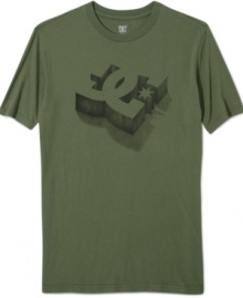 Living in the 3-D world. Get a new perspective with this cool graphic tee from DC Shoes. Living in the 3-D world. Get a new perspective with this cool graphic tee from DC Shoes.