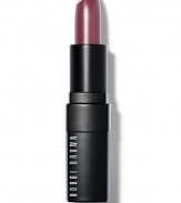Bright, get-noticed color. Introducing Rich Lip Color SPF 12. Lightweight, yet intense, Bobbi's latest formula combines pigments with a clear base to deliver pure, crisp color with just one swipe. Plus, it is creamy and moisturizing, so lips feel as good as they look.